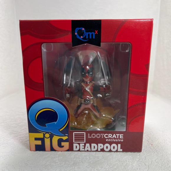 Qfig Lootcrate Marvel Deadpool‎ figurine New in box - Picture 1 of 5